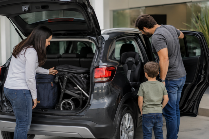 Carro usado para família: como avaliar espaço, porta-malas e segurança